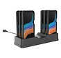 6-Port Charging Dock for XCover7, 7 Pro & 6 Pro Pro with OEM or RAM® Skin™