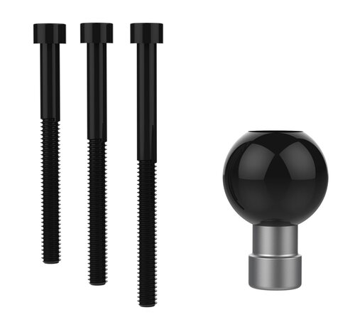 RAM Mount Kogelbasis M8 voor Motor - B-maat (25 mm)