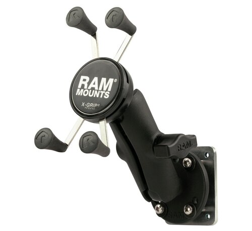 RAM Mount X-Grip® Telefoonhouder met Drill-Down Basis & Achterplaat