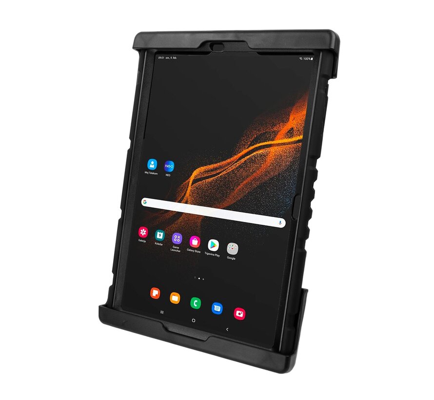 Tab-tite Houder voor Samsung Tab S7+, S7 FE, S8+ & S9+ met Case