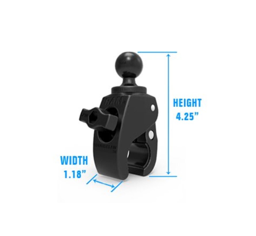 Tough-Claw Klemset met Diamantplaat - RAM-B-400-238U