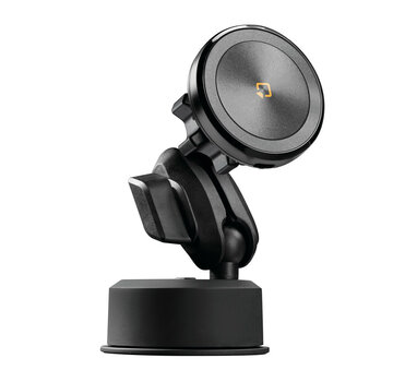 Lampa Mag Wireless Orbit, Magnetische telefoonhouder met draadloos opladen en zelfklevende zuignap