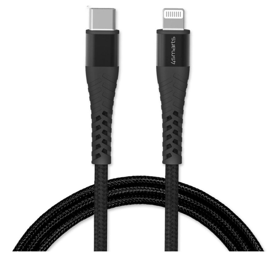 4Smarts Apple Lightning to USB-C Cable Navy/Grey 3M