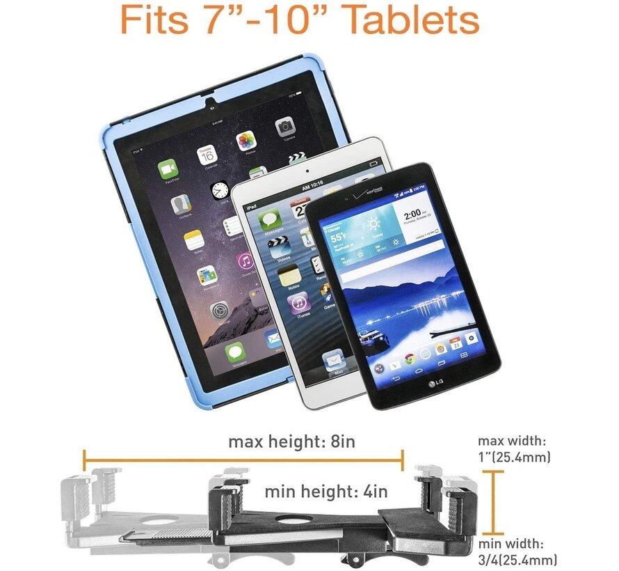 TabDock Accessibility Post/Pole/Rail/Handlebar Mount