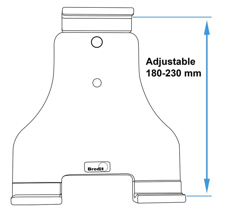 houder Universeel Tablet 180-230 mm / max 30 mm (Large) 511973