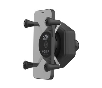RAM Mount X-Grip® Telefoonhouder met Kogel & Vibe-Safe™ Adapter  Keuze montage