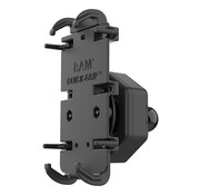RAM Mount Quick-Grip™ XL Telefoonhouder met Vibe-Safe™ Adapter & Kogelmontage - Montage opties