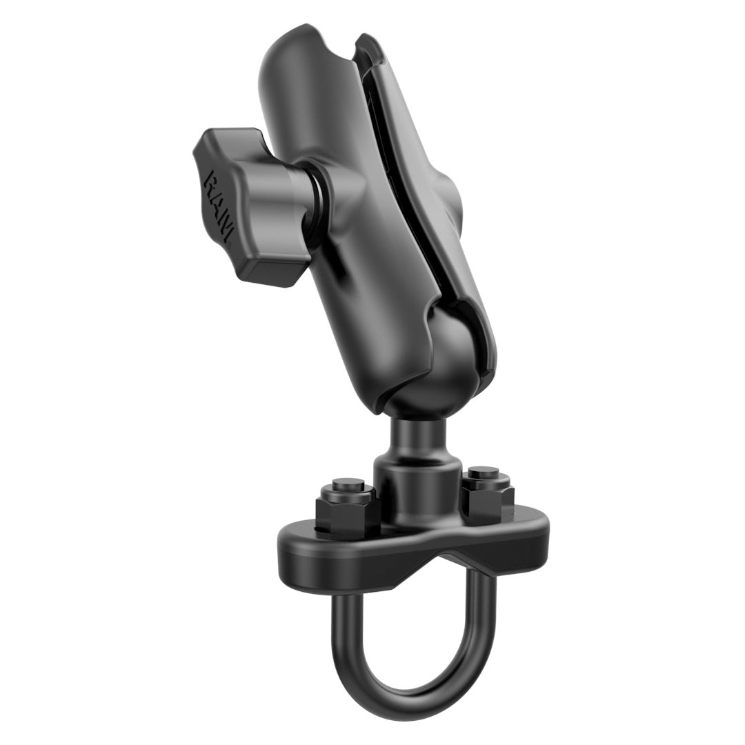 RAM Mount Stuur U-Bout Basis voor Stangen met Dubbele Socket Arm