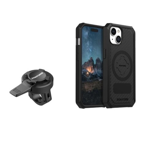Rokform Scooter spiegelstang bevestiging met iPhone case Bundel