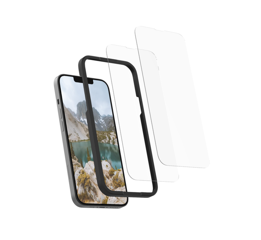 iPhone 15 schermbeschermer van gehard glas (2 stuks)