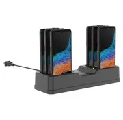 RAM Mount 6-Port Charging Dock for Samsung XCover6 Pro Without Case