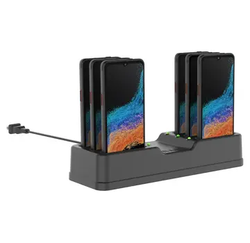 RAM Mount 6-Port Charging Dock for Samsung XCover6 Pro Without Case