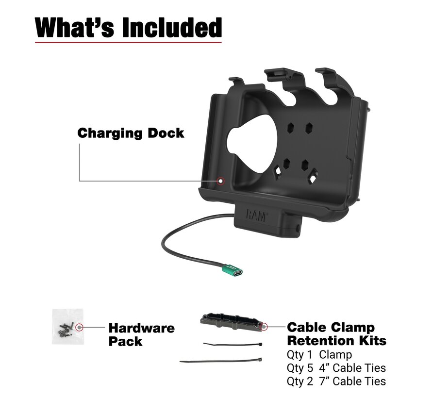 Oplaaddock voor Samsung Tab Active5/3/2 - 8 inch