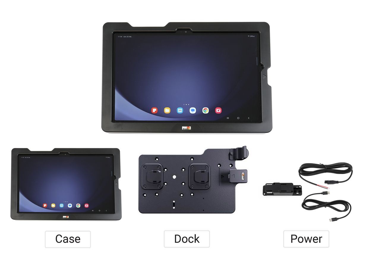 Brodit ModTek Dock en Hardcase voor Samsung Tab A9+/A11+ 11"