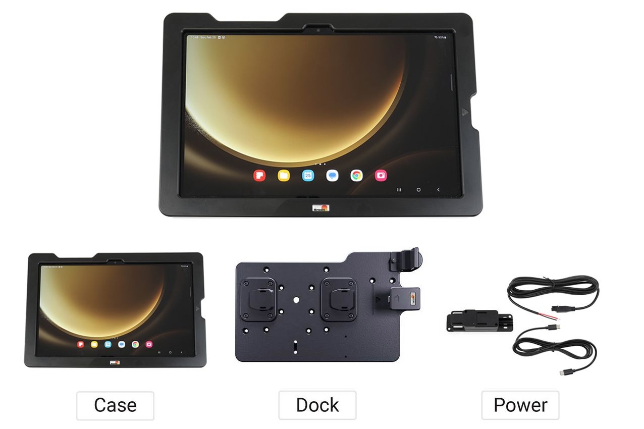 Brodit ModTek Dock en Hardcase voor Samsung Tab S9 FE/ S10FE