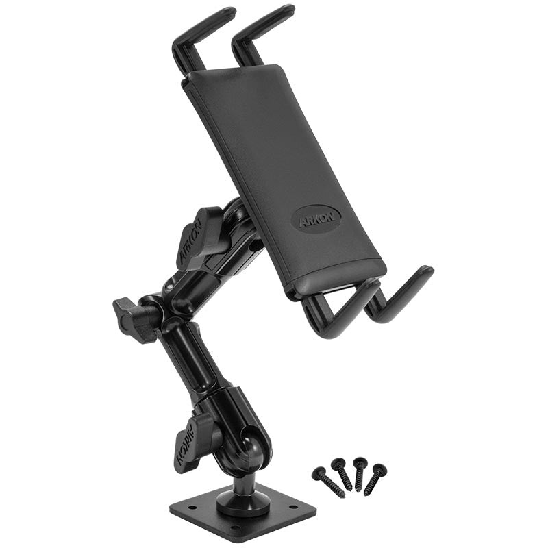 iBolt Slim-grip heavy-duty multi-angle smartphone en kleine tablets schroefvaste mount