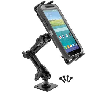 iBolt Slim-grip heavy-duty multi-angle smartphone en kleine tablets schroefvaste mount