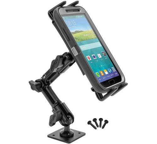 iBolt Slim-grip heavy-duty multi-angle smartphone en kleine tablets schroefvaste mount