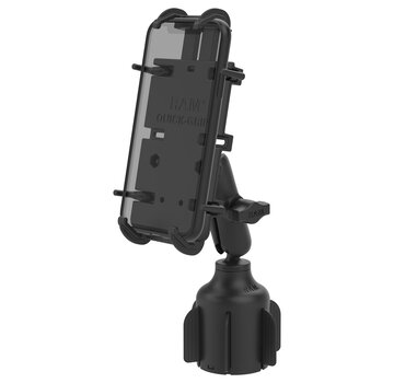 RAM Mount Quick-Grip™ XL-telefoonhouder met Stubby™-bekerhouderbasis