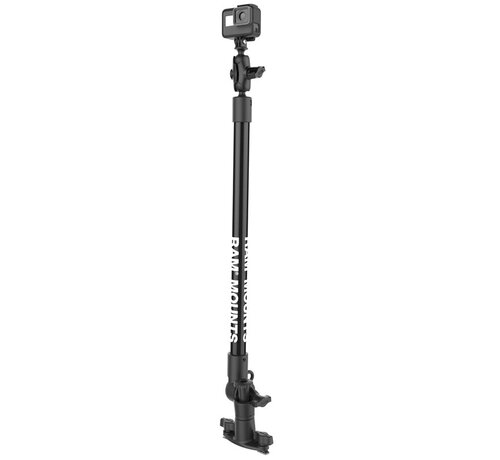 RAM Mount Tough-Pole™ 24" Camera Mount met enkele pijp en dual track basis