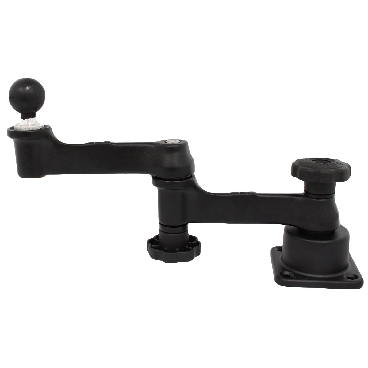 RAM-MOUNT RAM-B-107-1BU - Supporto Multi-foro Per Barca E GPS Garmin Nautici - Base Per Superficie Piana Con Sfera Tipo B