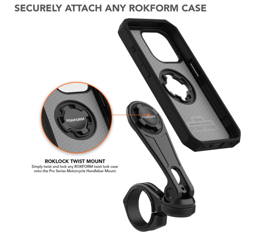 Motor stuurbeugel voor Rokform case