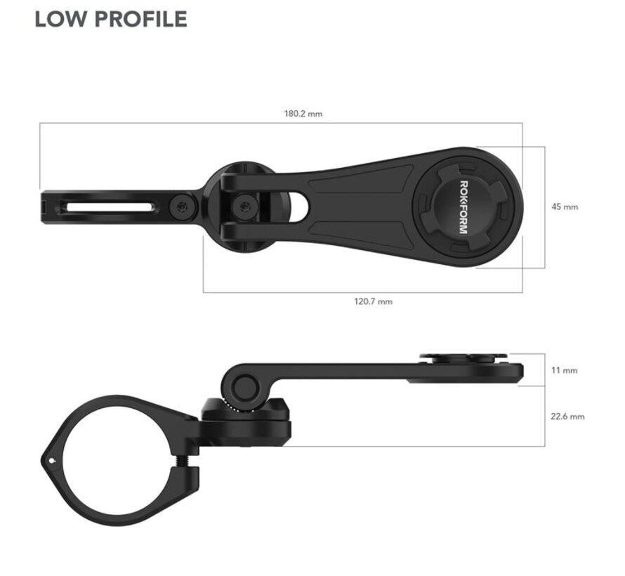 Motor stuurbeugel voor Rokform case