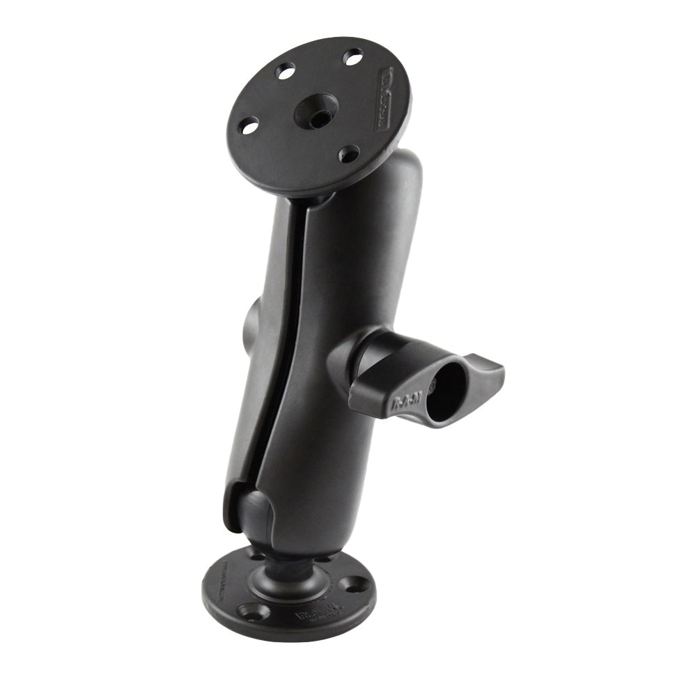 RAM Mount Dubbele Bal Montage met twee grote ronde platen - D Maat Medium RAM-D-101U