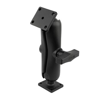 RAM Mount Dubbele kogelbevestiging met rechthoekige AMPS-platen - C-maat medium  RAM-141U
