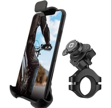 Lampa Titan Opti Donut stuurbevestiging met universele telefoonhouder