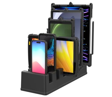 RAM Mount GDS® 6-poorts aangedreven dock voor tablets met IntelliSkin