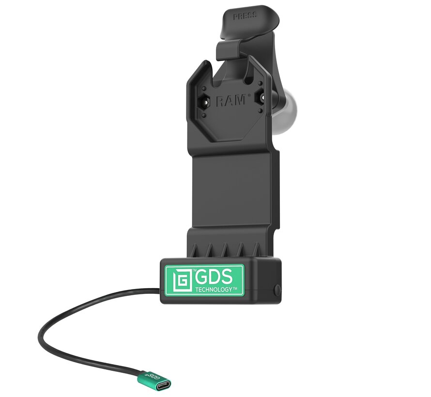 GDS® Uni-Conn™ Dock met voedingaansluiting en Adapter voor gebruik met Intelliskin hoes