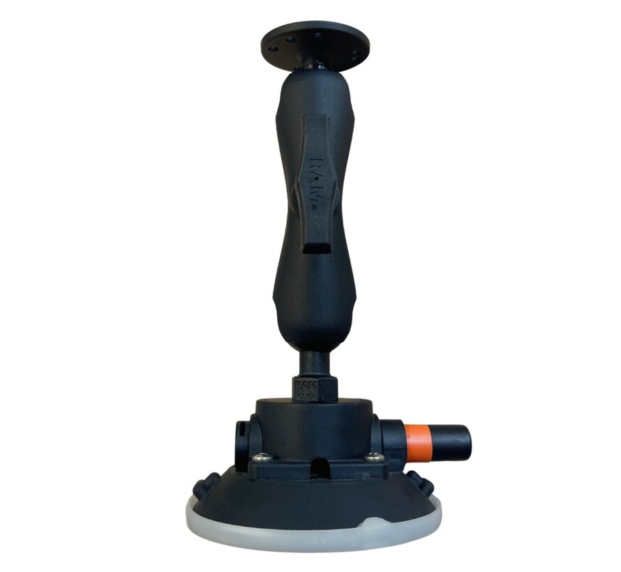 Seasucker 4.5" zuignap  met RAM Mounts C-Maat heavy duty AMPS zuignap set