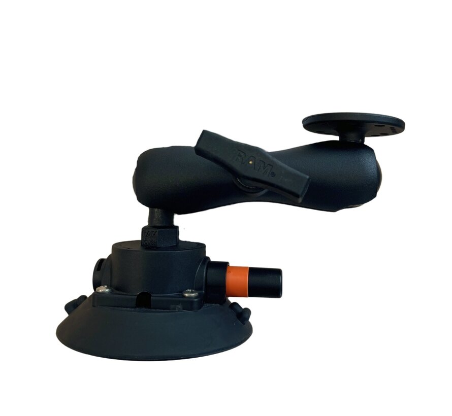 Seasucker 4.5" zuignap  met RAM Mounts C-Maat heavy duty AMPS zuignap set