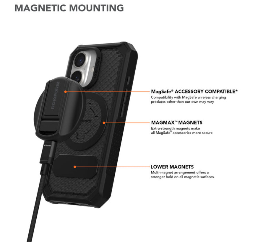 Rugged Wireless Case iPhone 16