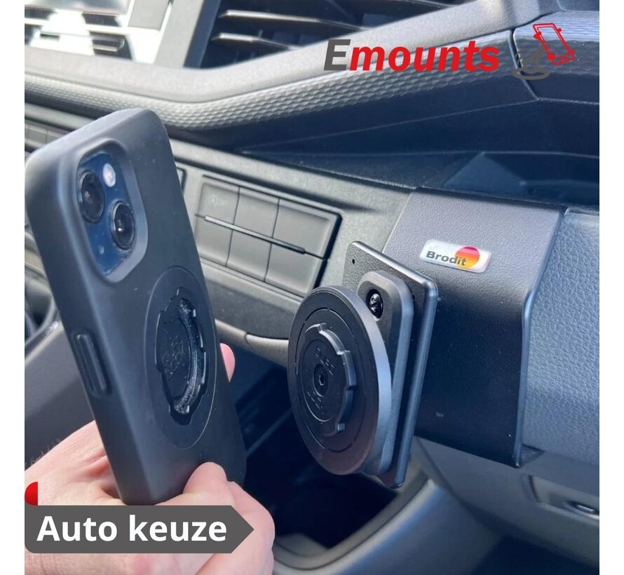 Brodit Proclip met Quad Lock MAG Mount- Auto keuze