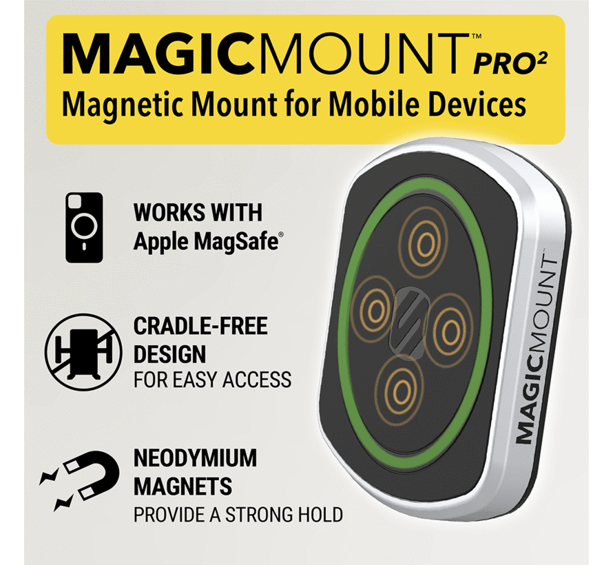 MagicMount™ Pro2 Heavy-Duty Window/Dash MagSafe Compatible