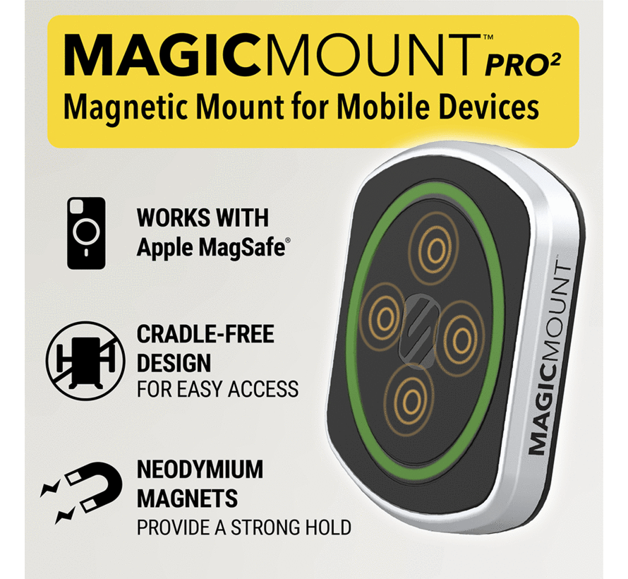 MagicMount™ Pro2 bekerhouder -MagSafe-compatibele® magnetische telefoonhouder