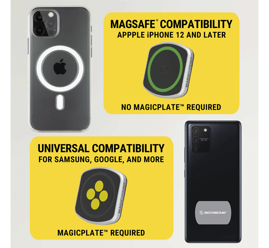 MagicMount™ geïsoleerde waterfles met ingebouwde MagSafe-compatibele telefoonhouder