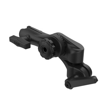 RAM Mount Ratchet & Swing Arm met 1/2" NPT-gat en enkele socketarm