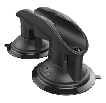 RAM Mount Tough-Clip™ Paddle Cradle met dubbele RAM® Twist-Lock™ zuignap