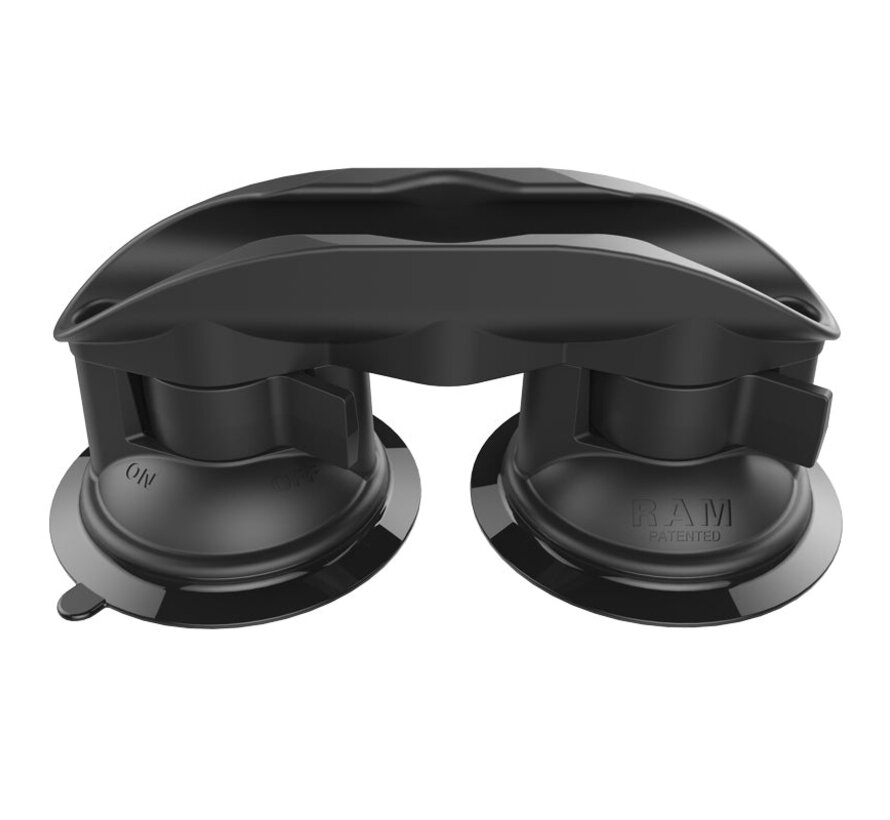 Tough-Clip™ Paddle Cradle met dubbele RAM® Twist-Lock™ zuignap