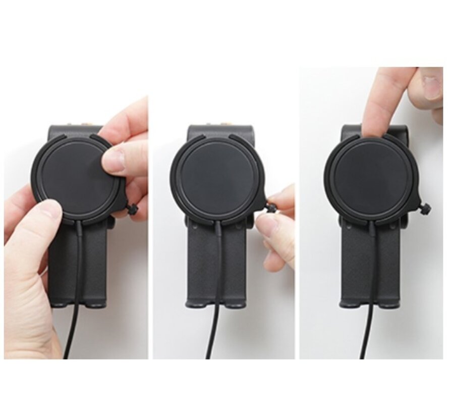 Proclip met Brodit Apple 15W MagSafe oplader -zwart met swivel en Sigplug - Auto keuze