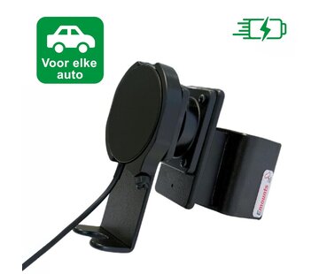Emounts Proclip met Brodit Apple 15W MagSafe oplader -zwart met swivel en Sigplug - Auto keuze
