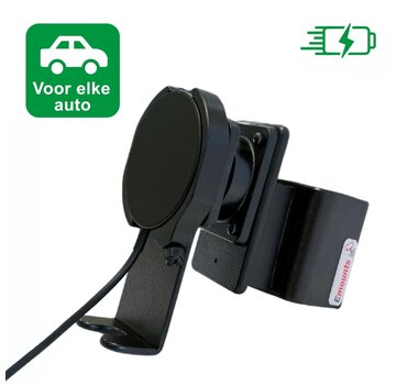 Emounts Proclip met Brodit Apple 15W MagSafe oplader -zwart met swivel en Sigplug - Auto keuze