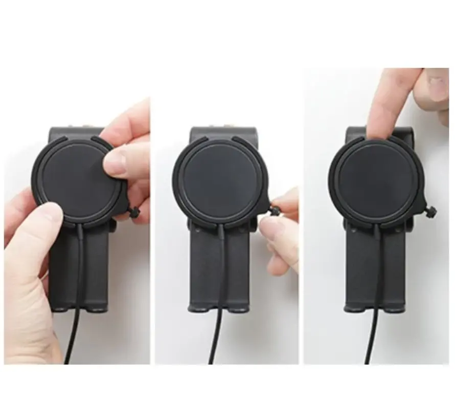 houder met draadloos opladen (magsafe) + Brodit iPhone hoes MagSafe