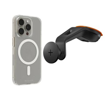 Cygnett Magnetic Autozuignapset (magsafe) + Brodit iPhone hoes MagSafe