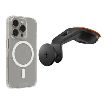 Cygnett Magnetic Autozuignapset (magsafe) + Brodit iPhone hoes MagSafe