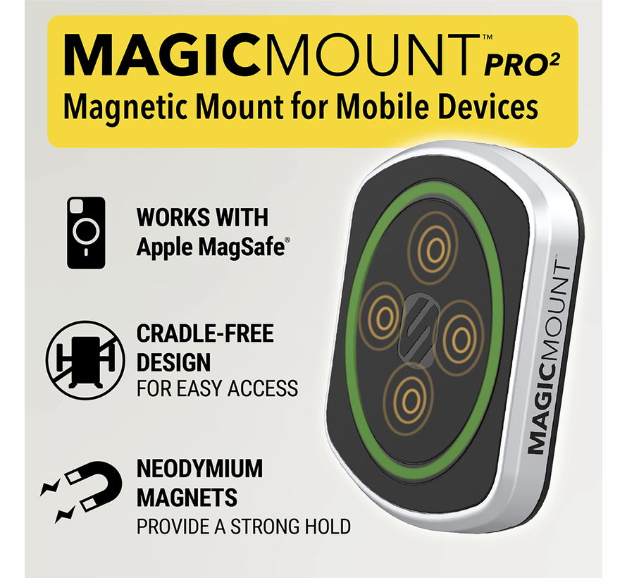 magnetische telefoonhouder bekerhouder (magsafe) + Brodit iPhone hoes MagSafe