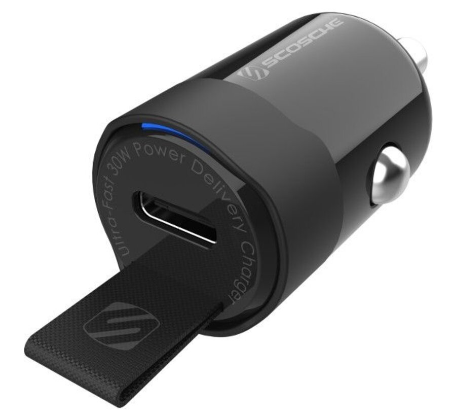 Autolader 12/24V Scosche 30W 1x usbC PD 3.0